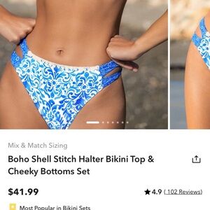 CUPSHE Cobalt Bikini NWOT